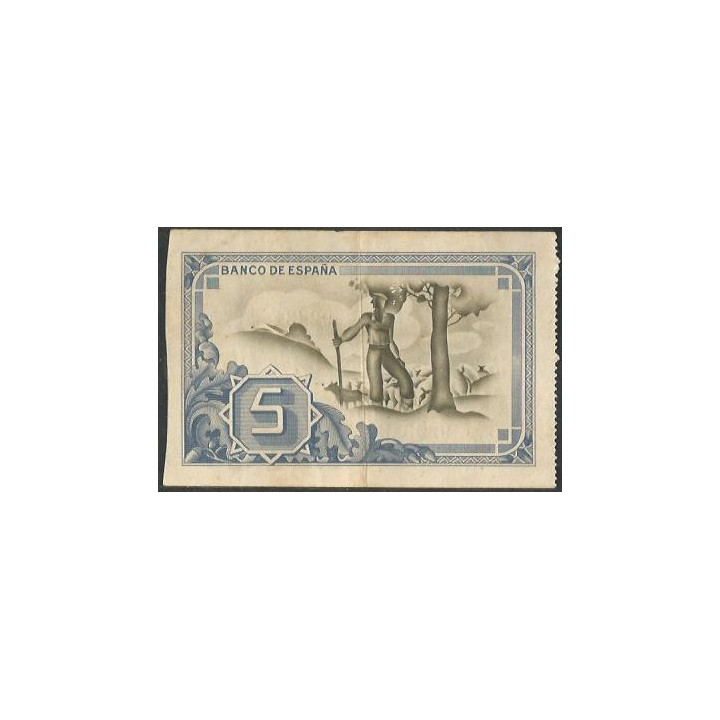 España - Bilbao Banco de Vizcaya 10 Pesetas 1 Ene 1937 Ps562f reverso