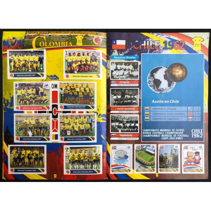 Futbol - Mi Seleccion Colombia - Ediciones Gamcamo reverso