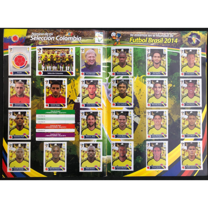 Futbol - Mi Seleccion Colombia - Ediciones Gamcamo reverso