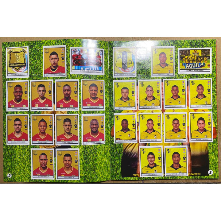 Futbol - Futbol Colombia FPC 2017 Boycol A549 reverso