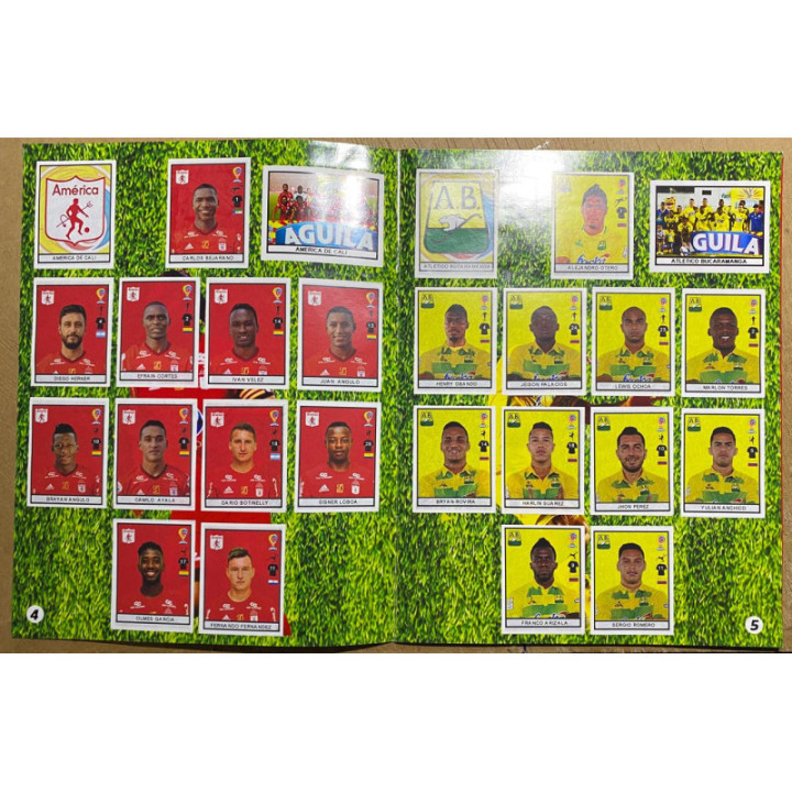 Futbol - Futbol Colombia FPC 2017 Boycol A549 reverso