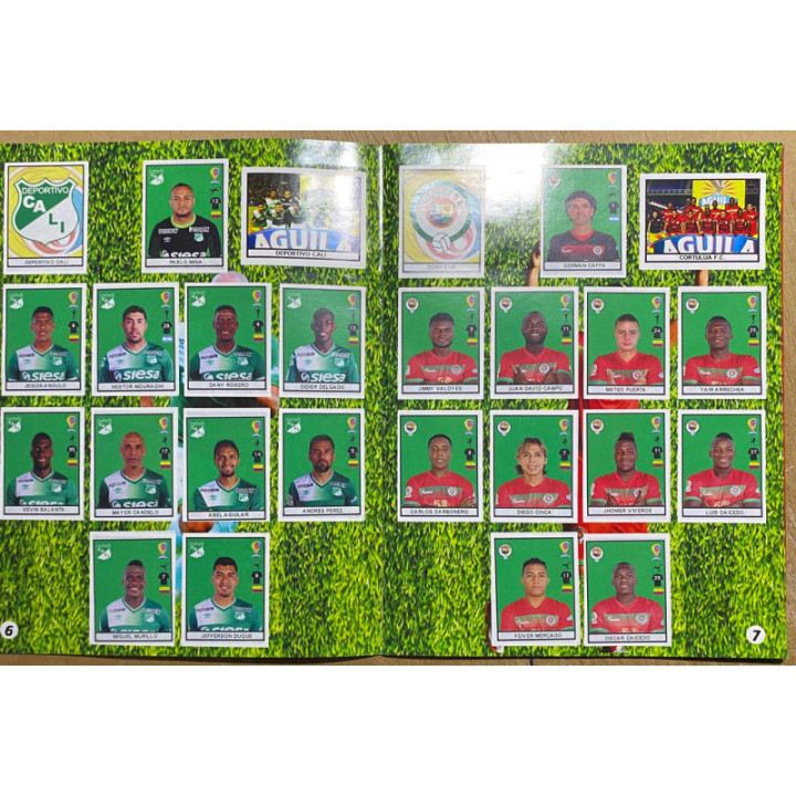 Futbol - Futbol Colombia FPC 2017 Boycol A549 reverso
