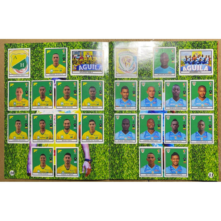 Futbol - Futbol Colombia FPC 2017 Boycol A549 reverso