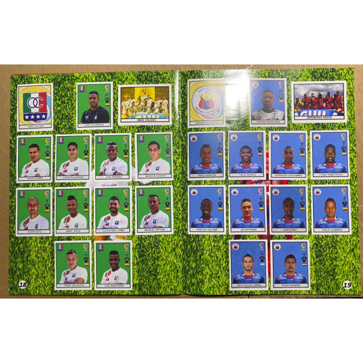 Futbol - Futbol Colombia FPC 2017 Boycol A549 reverso
