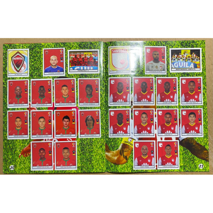Futbol - Futbol Colombia FPC 2017 Boycol A549 reverso