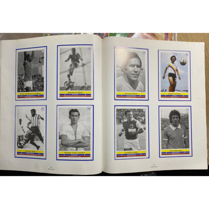 Futbol - 50 Futbolistas Colombianos de todos los tiempos - El Tiempo A575 reverso