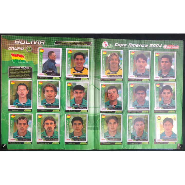 Futbol - Copa América Peru 2004 Navarrete reverso