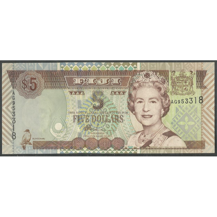 Fiji 5 Dollars ND2002 P105b