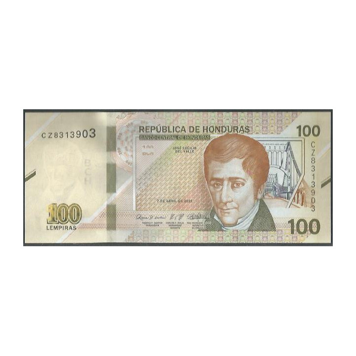 Honduras 100 Lempiras 7 Abr 2022 P112a