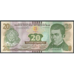 Honduras 20 Lempiras 9 May 2024 P100f