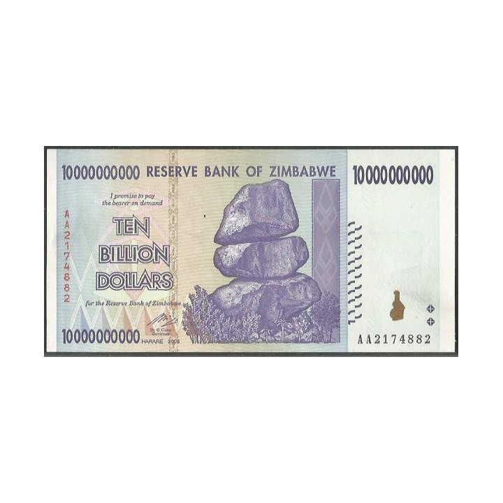 Zimbabwe 10.000.000.000 Dollars 5 Nov 2008 P85