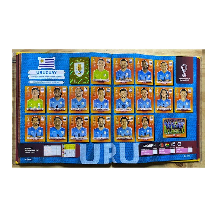Futbol - Mundial Qatar 2022 Panini Pasta Blanda reverso