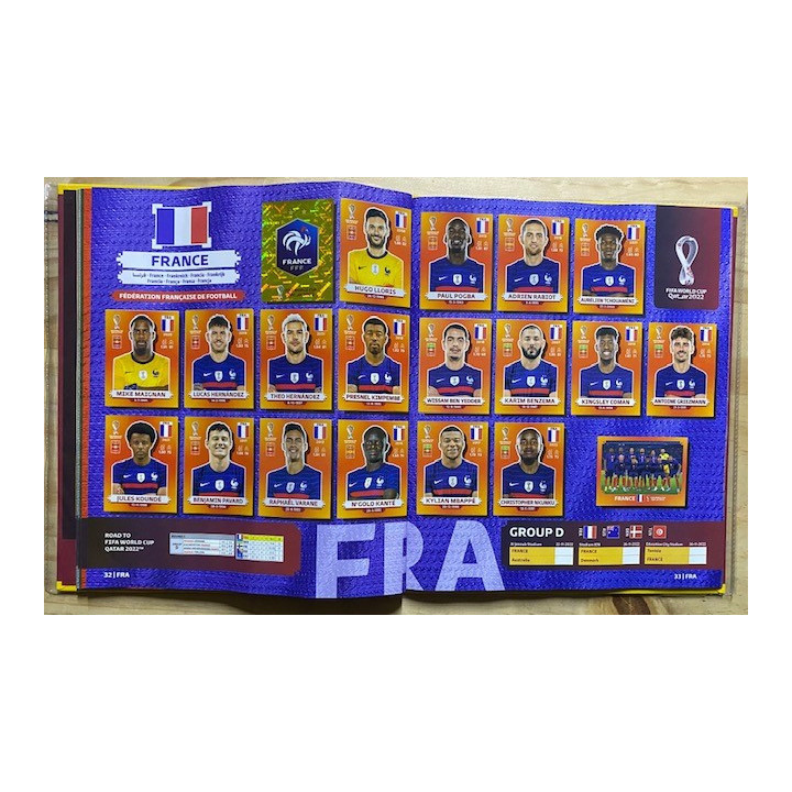 Futbol - Mundial Qatar 2022 Panini Pasta Blanda reverso