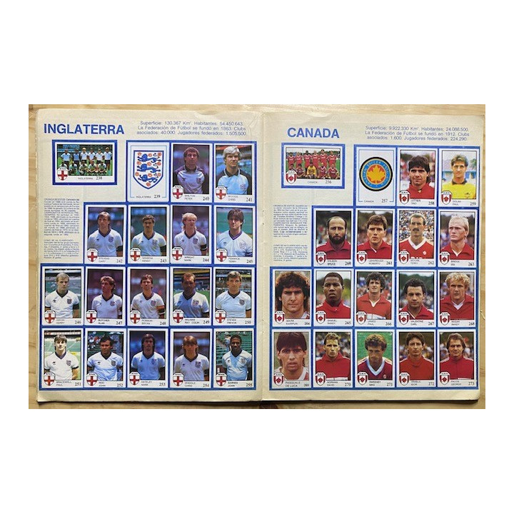 Futbol - Mundial Mexico 1986 Pique Intercrom reverso