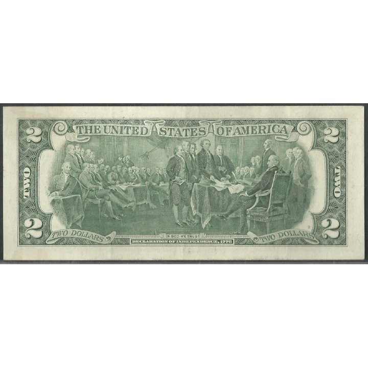 Estados Unidos 2 Dollars 2013 F P538 reverso