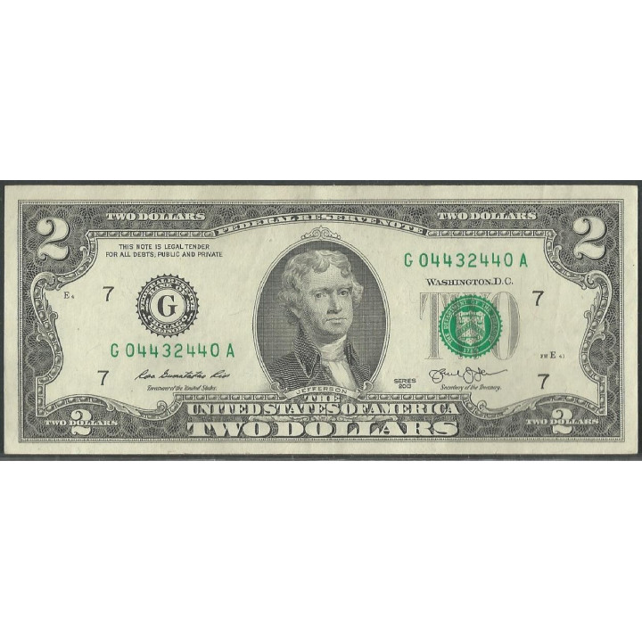 Estados Unidos 2 Dollars 2013 G P538