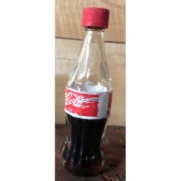 Botella Intermedia Franja Roja Tapa Roja