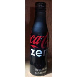Botella 251 Ml Aluminio Coca-Cola Zero - Usa 2011 Negra