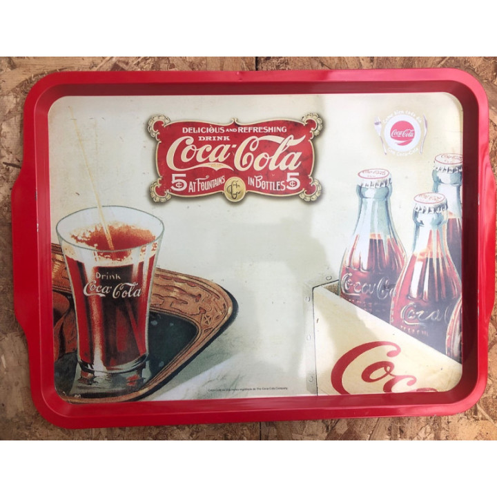 Bandeja Metálica Drink Coca-Cola 345 cm X 48 cm