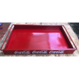 Bandeja Metálica Coca-Cola 40 cm X 27 cm