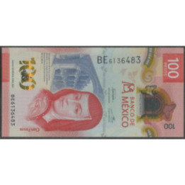 Mexico 100 Pesos 6 Ene 2021 Serie BE P134