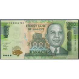 Malawi 1.000 Kwacha 1 Ene 2021 P67e