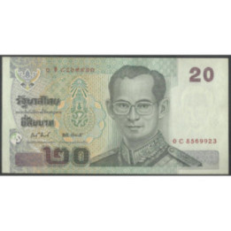 Tailandia 20 Bath ND2003 Firma 77 P109