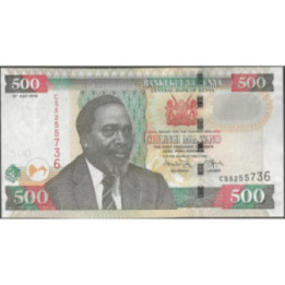 Kenya 500 Shillings 16 Jul 2010 P50e