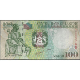 Lesotho 100 Maloti 2009 P19e