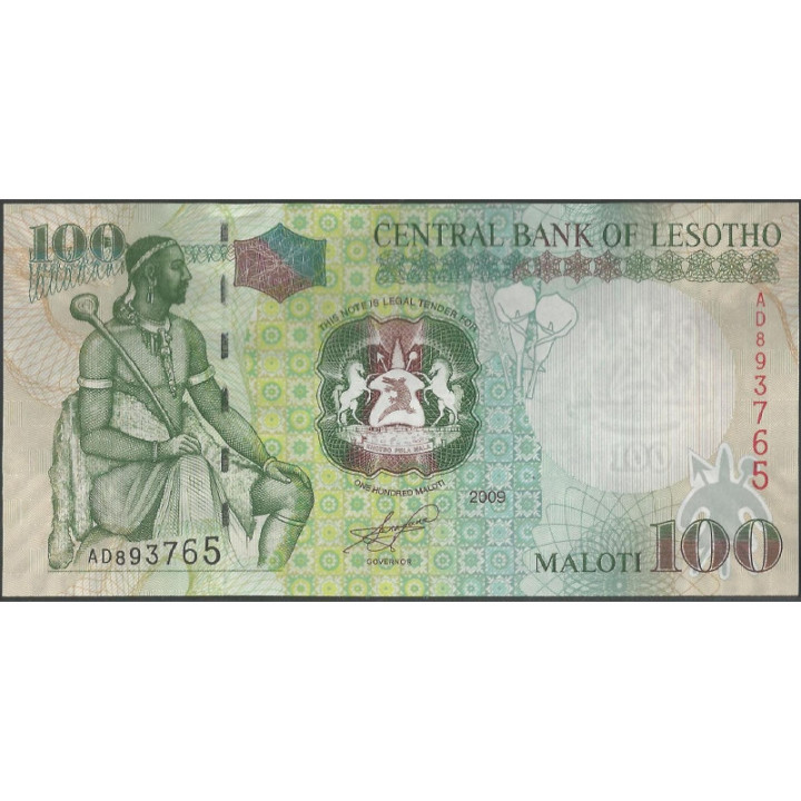 Lesotho 100 Maloti 2009 P19e