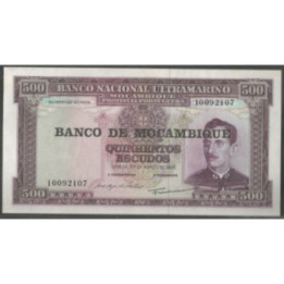 Mozambique 500 Escudos ND1976 P118