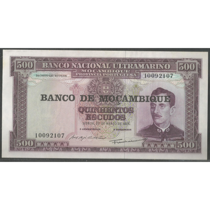 Mozambique 500 Escudos ND1976 P118