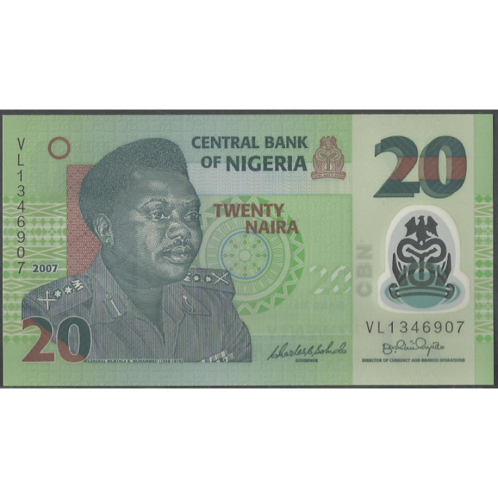 Nigeria 20 Naira 2007 P34c