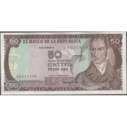 Billete de 50 Pesos 1 Ene 1980 BGW268