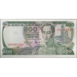 Billete de 200 Pesos 20 Jul 1978 BGW343