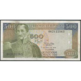 Billete de 500 Pesos 1 Abr 1979 BGW390