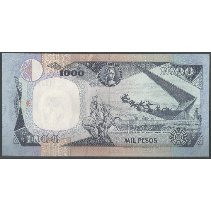Billete de 1.000 Pesos 1 Jul 1995 BGW434 reverso
