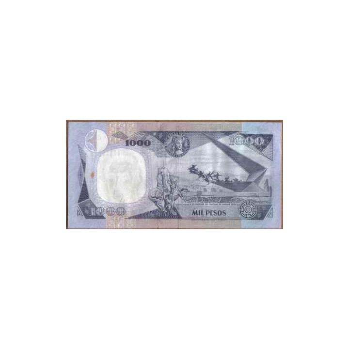 Billete de 1.000 Pesos 2 Ago 1995 BGW436 reverso