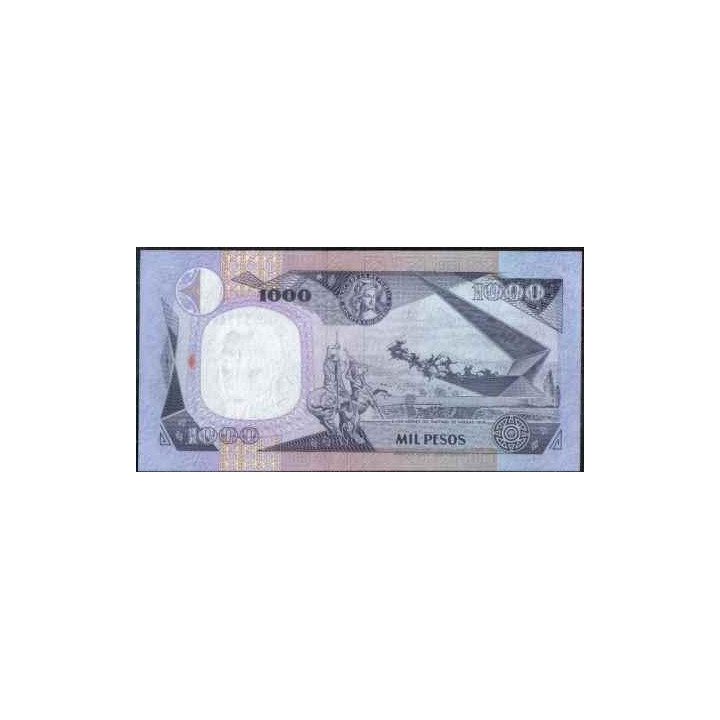 Billete de 1.000 Pesos 2 Oct 1995 BGW438 reverso