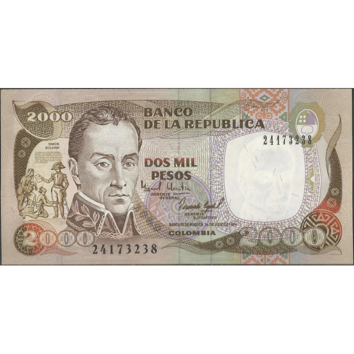 Billete de 2.000 Pesos 1 Jul 1994 BGW458