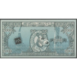 Billete de 2.000 Divis Pequeño Divercity