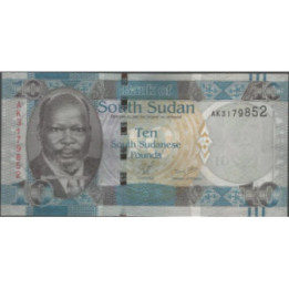 Sudan del Sur 10 Pounds ND2011 P7