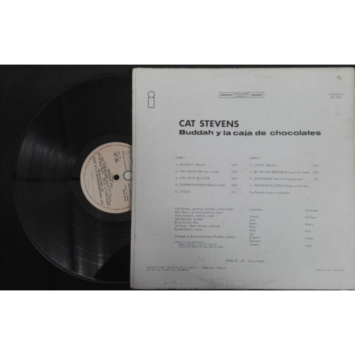 Cat Stevens - Buddha And The Chocolate Box reverso