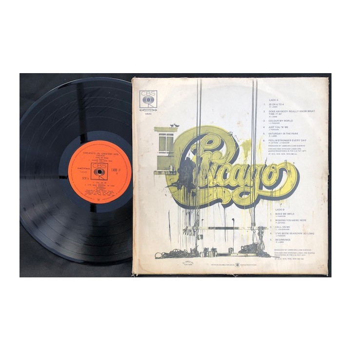 Chicago - Greatest Hits - Colombia reverso