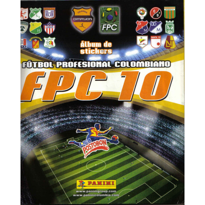 Futbol - Futbol Colombia FPC 10 Panini