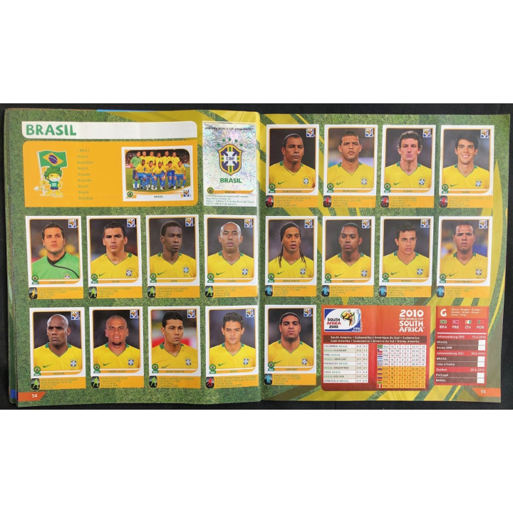 Futbol - Mundial South Africa 2010 Panini reverso