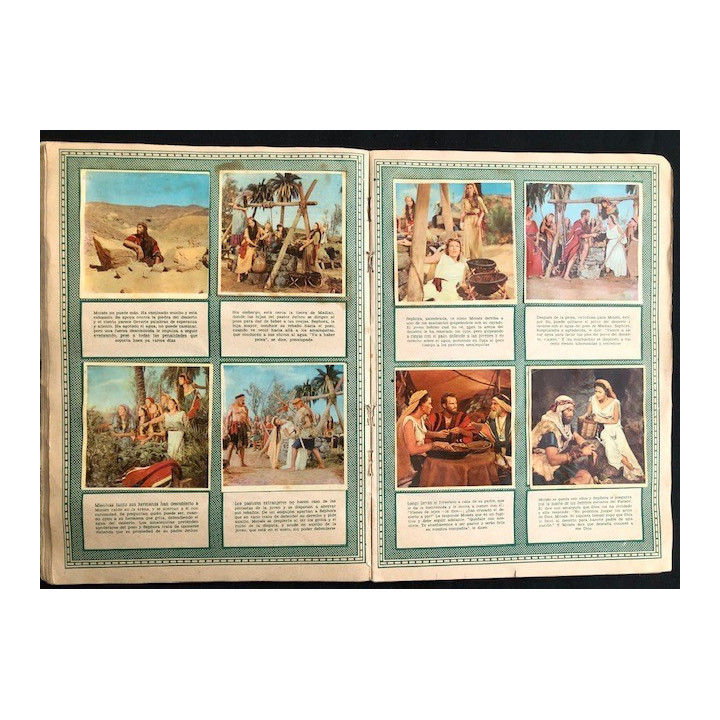 Los 10 Mandamientos Editorial Bruguera 1959 reverso