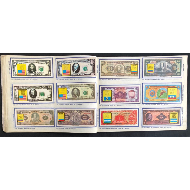 Billetes y Habitantes del Mundo Navarrete reverso