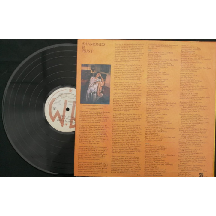 Joan Baez - Diamonds & Rust - Colombia reverso