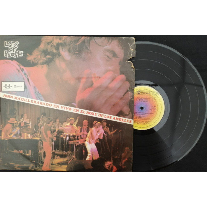 John Mayal Live At Roxy L.A - Colombia reverso